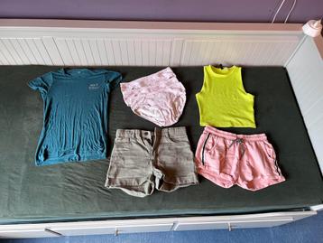 Kleding meisje zomer, maat 146/152 beschikbaar voor biedingen
