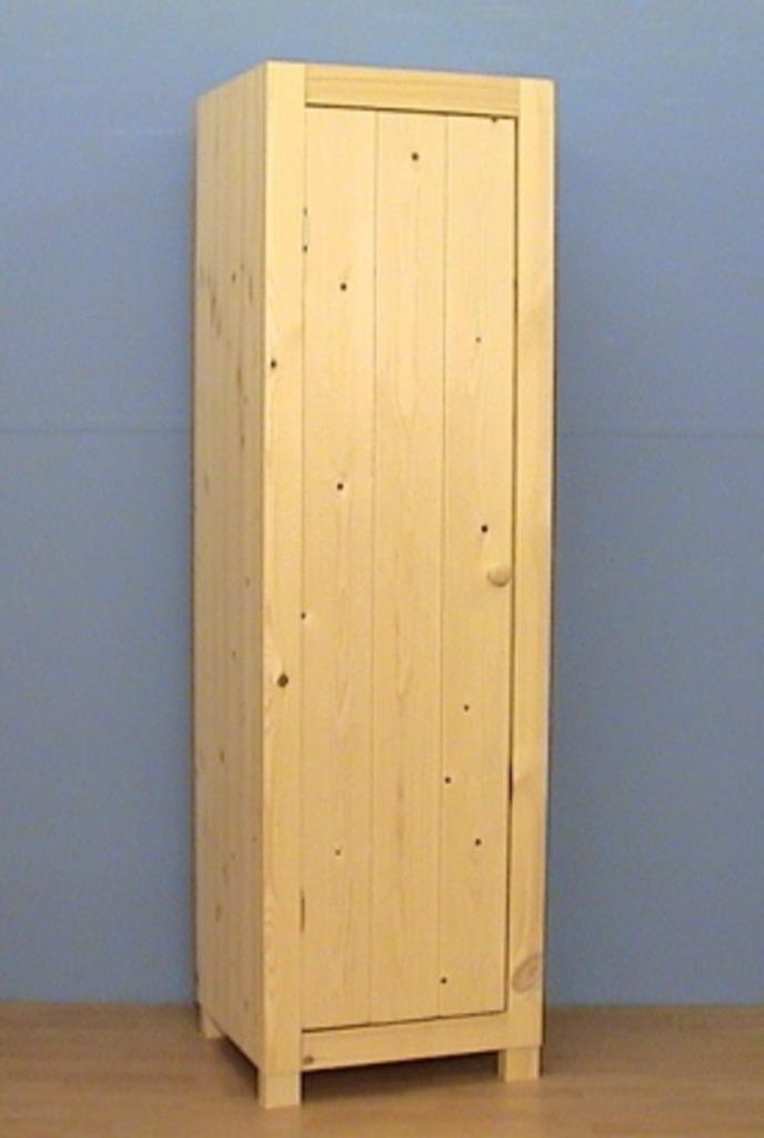 massief houten 1-deurs-KASTJE, Huis en Inrichting, Kasten | Kledingkasten, Nieuw, 150 tot 200 cm, 25 tot 50 cm, Ophalen of Verzenden