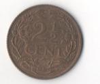 2 1/2 cent munt 1941, Koningin Wilhelmina, Ophalen of Verzenden, 1 cent, Losse munt