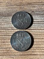 2x zilveren gulden Juliana 1956, 1957 €12,50 incl. verz, Setje, Zilver, 1 gulden, Ophalen of Verzenden