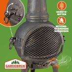 Tuinhaard tuinkachel zwart gietijzer 112cm GRATIS BEZORGD, Ophalen of Verzenden, Nieuw