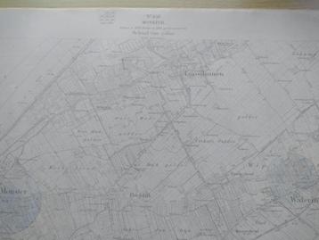 458 Monster Wateringen Loosduinen Poeldijk Plattegrond 1924 beschikbaar voor biedingen