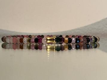 Edelsteen armband met toermalijn beschikbaar voor biedingen