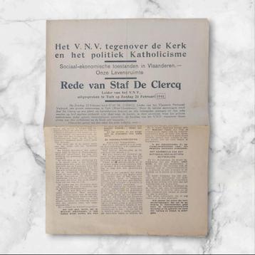 V.N.V propagandapamflet beschikbaar voor biedingen