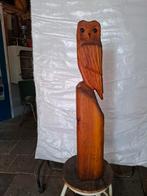 Houten Bosuil Tuinbeeld Douglas Hout, Ophalen, Gebruikt, Hout, Dierenbeeld