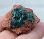 DIOPTAAS uit KAPATA KOLWEZI in CONGO, Ophalen of Verzenden, Mineraal