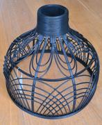 Rotan hanglamp zwart, Ophalen of Verzenden, Nieuw, Metaal, Minder dan 50 cm