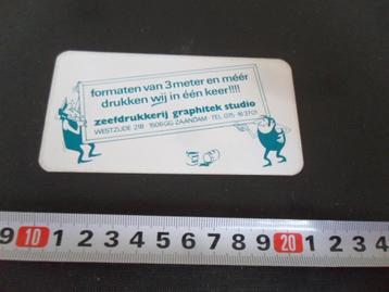 sticker Zaandam  Zeefdrukkerij graphitek studio  *  beschikbaar voor biedingen