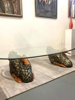 Exclusieve salontafel XXL met twee houten eenden, Ophalen, Gebruikt, ., .