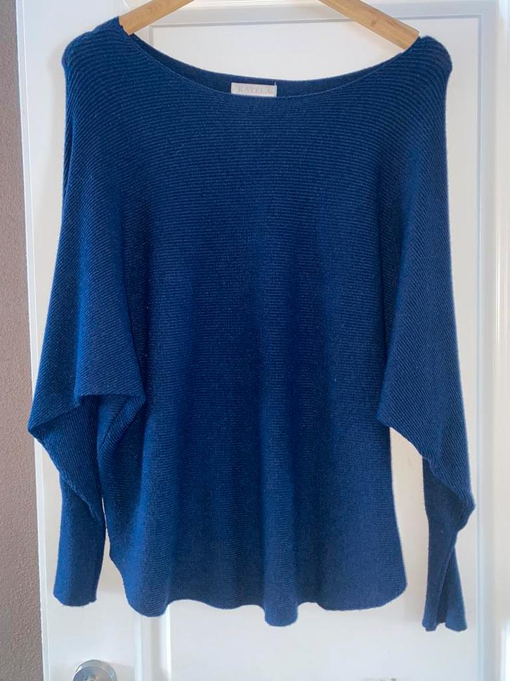 Comfy pak off shoulder,  1maat, Kleding | Dames, Huispakken, Zo goed als nieuw, Maat 38/40 (M), Blauw, Ophalen of Verzenden