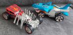 Hot wheels monster Action haai en street creeper, Kinderen en Baby's, Ophalen of Verzenden, Zo goed als nieuw