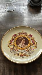 Bord Wilhelmina 1898-1938, Verzamelen, Koninklijk Huis en Royalty, Ophalen of Verzenden, Zo goed als nieuw