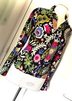 Blouse Anna van Toor Zwart mooie kleuren Maat XS S kleding, Anna van Toor, Verzenden, Zwart, Zo goed als nieuw