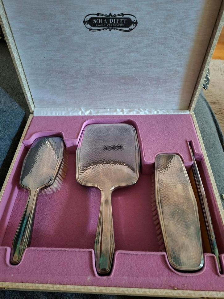 Kaptafelset zwaar verzilverd Sola pleet gemerkt ongebruikt, Sieraden, Tassen en Uiterlijk, Overige Accessoires, Nieuw, Ophalen of Verzenden