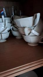 Soep kop en schotel 12 delig Pearl of windsor, Ophalen, Zo goed als nieuw, Overige stijlen, Kop(pen) en/of Schotel(s)