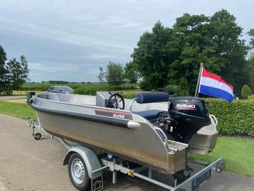 2020 Aluva S425 met Suzuki 15 pk en trailer beschikbaar voor biedingen