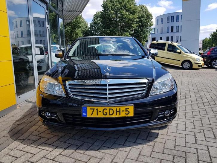 Mercedes-Benz C-Klasse C180 Kompressor Sedan 2008 Zwart, Auto's, Mercedes-Benz, Particulier, C-Klasse, ABS, Airbags, Airconditioning