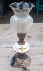 Prachtige vintage Art nouveau Tafellamp. 41 cm hoog., Huis en Inrichting, Lampen | Vloerlampen, Ophalen of Verzenden, Zo goed als nieuw
