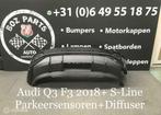 AUDI Q3 F3 ACHTERBUMPER S-LINE 2018-2022 ORIGINEEL, Auto-onderdelen, Gebruikt, Ophalen of Verzenden, Bumper, Achter