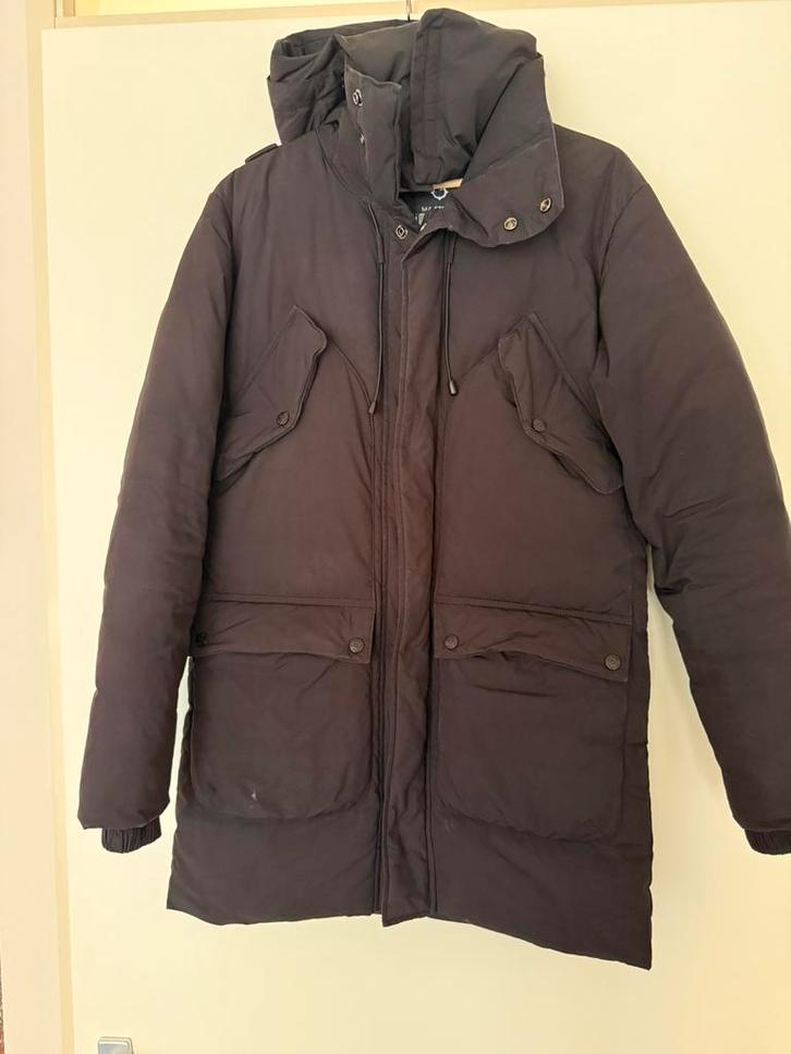 MA. STRUM jas, Kleding | Heren, Jassen | Winter, Zo goed als nieuw, Maat 46 (S) of kleiner, Zwart, Ophalen of Verzenden