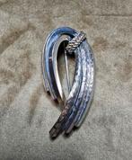 Henkel Grosse Germany Vintage Broche, Sieraden, Tassen en Uiterlijk, Broches, 4 tot 7 cm, Gebruikt, Ophalen of Verzenden, Zilver