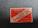 Luciferetiket Firma Leeftink Enschede, Ophalen of Verzenden, Gebruikt