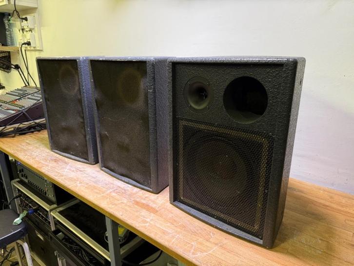 3x Master Audio PS-10 speaker luidspreker top / monitor, Audio, Tv en Foto, Luidsprekers, Refurbished, Front, Rear of Stereo speakers