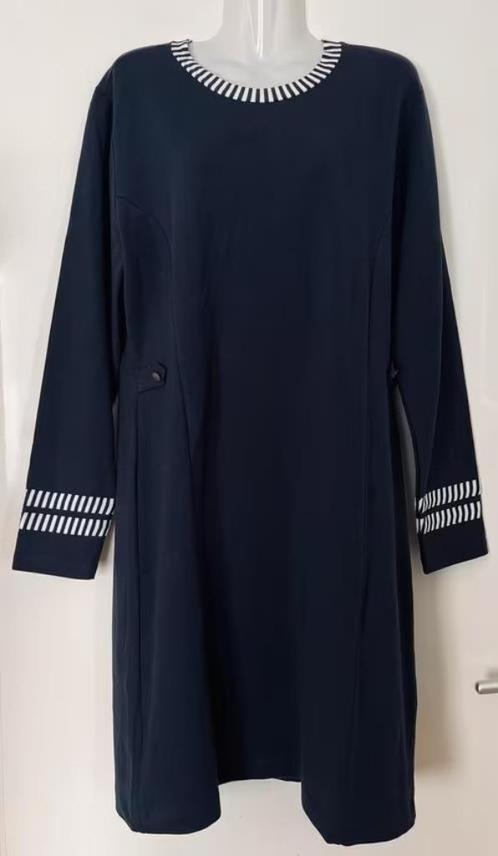 Susskind blauwe jurk maat 44 [v], Kleding | Dames, Jurken, Zo goed als nieuw, Maat 42/44 (L), Blauw, Knielengte, Ophalen of Verzenden