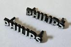 Philips Boxen Logo / Embleem, 2 stuks, Ophalen, Philips, Gebruikt, Overige typen