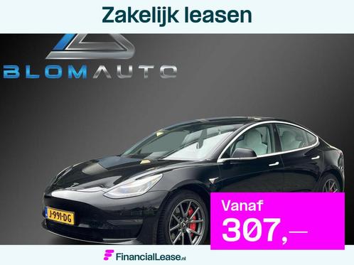 Tesla Model 3 SR RANGE PLUS TREKHAAK+AUTOPILOT+PANO MARGE, Auto's, Tesla, Bedrijf, Lease, Financial lease, Model 3, ABS, Adaptive Cruise Control