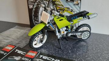 Lego Technic 8291 Crossmotor (incl. doos en stickers) beschikbaar voor biedingen