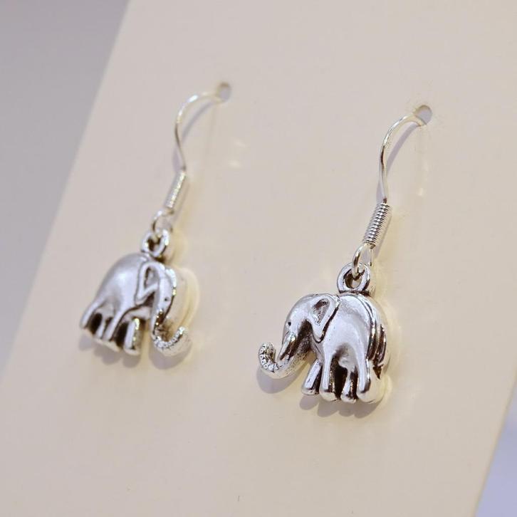 Olifant oorbellen, Sieraden, Tassen en Uiterlijk, Oorbellen, Nieuw, Hangers, Overige materialen, Verzenden