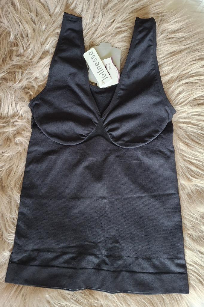 Nieuw corrigerend zwarte top hemd mt L  VERZ.KSTN NU 0,99, Kleding | Dames, Ondergoed en Lingerie, Hemd, Zwart, Verzenden