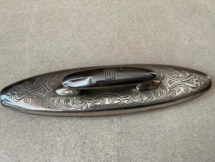 Tifanny&Co Sterling gemerkte nailbuffer polisher uit ca 1920, Antiek en Kunst, Antiek | Goud en Zilver, Zilver, Verzenden