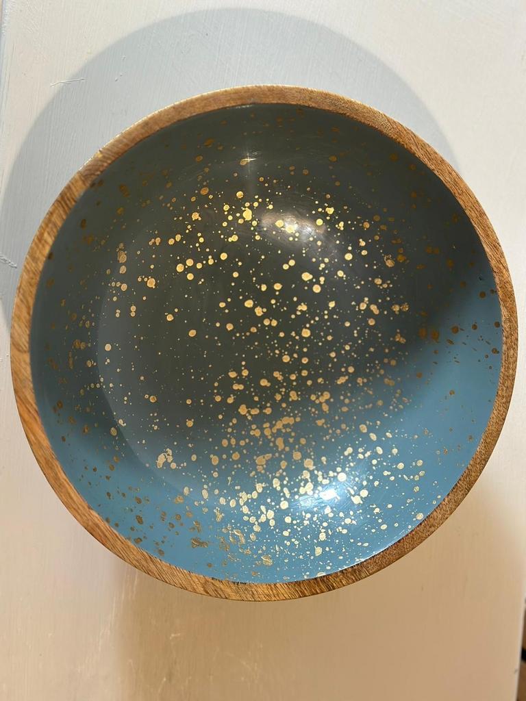 12 Bamboe Saladeschalen met Steenglazuur, Ophalen of Verzenden, Nieuw