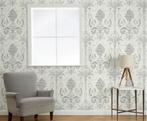 Laura Ashley "Josette silver" behang, Ophalen of Verzenden, Minder dan 10 m²