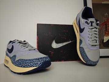 Nike air max 1 Big Bubble Lost Sketch Blue Safari beschikbaar voor biedingen