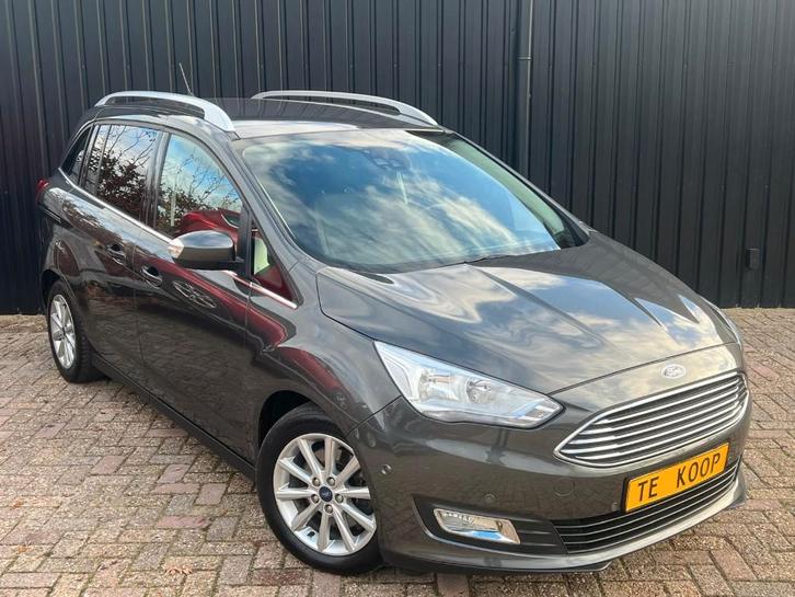Ford C-Max 1.0 EcoBoost | Titanium | Trekhaak | Clima |, Auto's, Ford, Bedrijf, C-Max, ABS, Adaptieve lichten, Airbags, Airconditioning