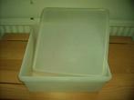 Tupperware 18 doos vierkant met deksel, Huis en Inrichting, Keuken | Tupperware, Ophalen, Gebruikt, Wit, Overige typen