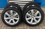 Nette 17 inch Volvo velgen 225-55-17 winterbanden S90,V90 D, Ophalen, Banden en Velgen, 17 inch, Winterbanden