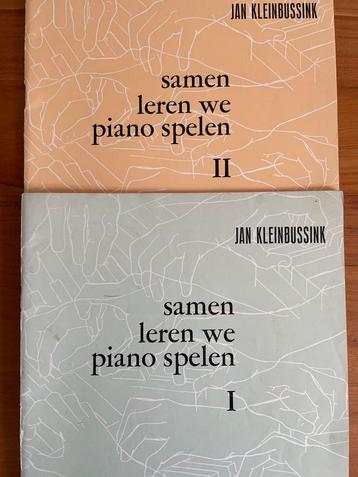 Samen Leren We Piano Spelen, 2 delen - Jan Kleinbussink beschikbaar voor biedingen