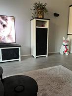 TV Meubel met Ladekasten - Zwart Wit, Huis en Inrichting, Kasten | Boekenkasten, Ophalen, Overige materialen, Gebruikt, 100 tot 150 cm