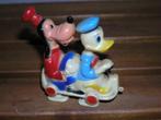 Vintage Disney trekauto met Donald en Goofy Marx Toys, Overige typen, Donald Duck, Gebruikt, Ophalen of Verzenden