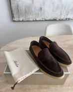 Aurelien Suède Yacht Loafers – Warm Grey – Maat 39, Ophalen, Bruin, Instappers, Zo goed als nieuw