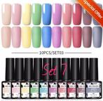 10/12 stuks/set gellak 8ml. Nagels/ Nailart/ Nagelstyliste., Sieraden, Tassen en Uiterlijk, Uiterlijk | Cosmetica en Make-up, Blauw