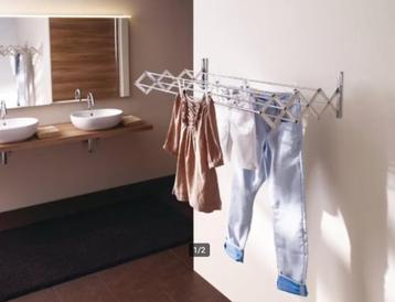 Uitrekbaar wanddroogrek / wasrek  beschikbaar voor biedingen