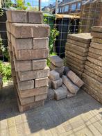 Betonstraatstenen circa 1 m2, Tuin en Terras, Ophalen, Gebruikt, Klinkers, Minder dan 5 m²
