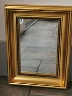Prachtige spiegel in goudkleurige lijst, Huis en Inrichting, Woonaccessoires | Spiegels, Minder dan 100 cm, Minder dan 50 cm, Ophalen of Verzenden