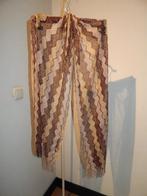 Missoni eerstelijns shawl aztec motief goud herfst tinten, Verzenden, Maat 42/44 (L), Missoni, Sjaal