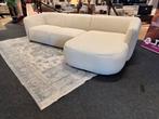 Hoekbank Cleo Teddy stof 275x150 Direct/Leverbaar E-7021, Hout, 250 tot 300 cm, Hoekbank, Nieuw